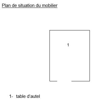 le mobilier de la chapelle Saint-Trophime