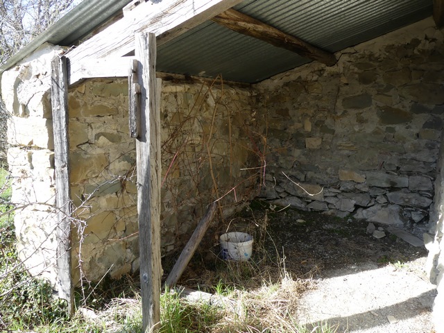 Bâtiment de la remise. Vue de volume prise du sud-ouest.