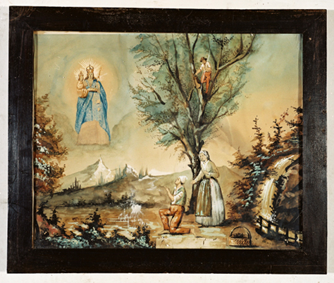 ex-voto, tableau : Chute d'un homme tombé d'un arbre, Bartolomeo Duranti