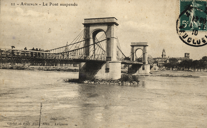 pont suspendu d'Avignon