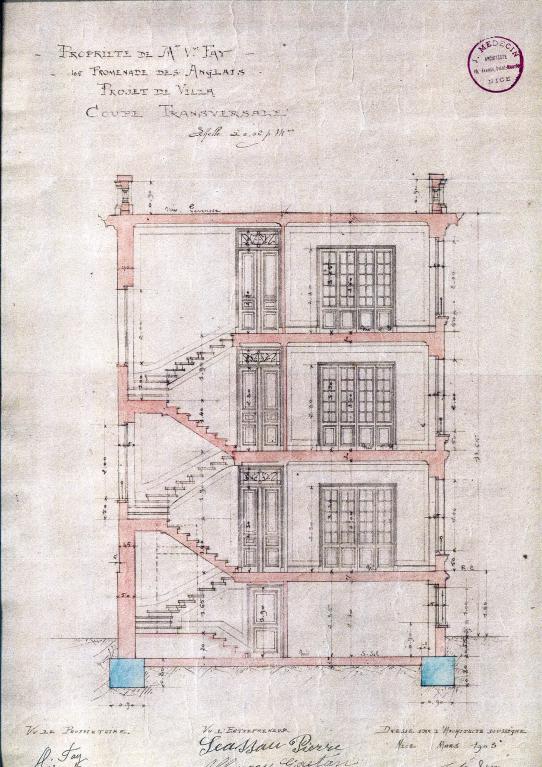 maison de villégiature (villa balnéaire) dite Villa Léontine, actuellement immeuble