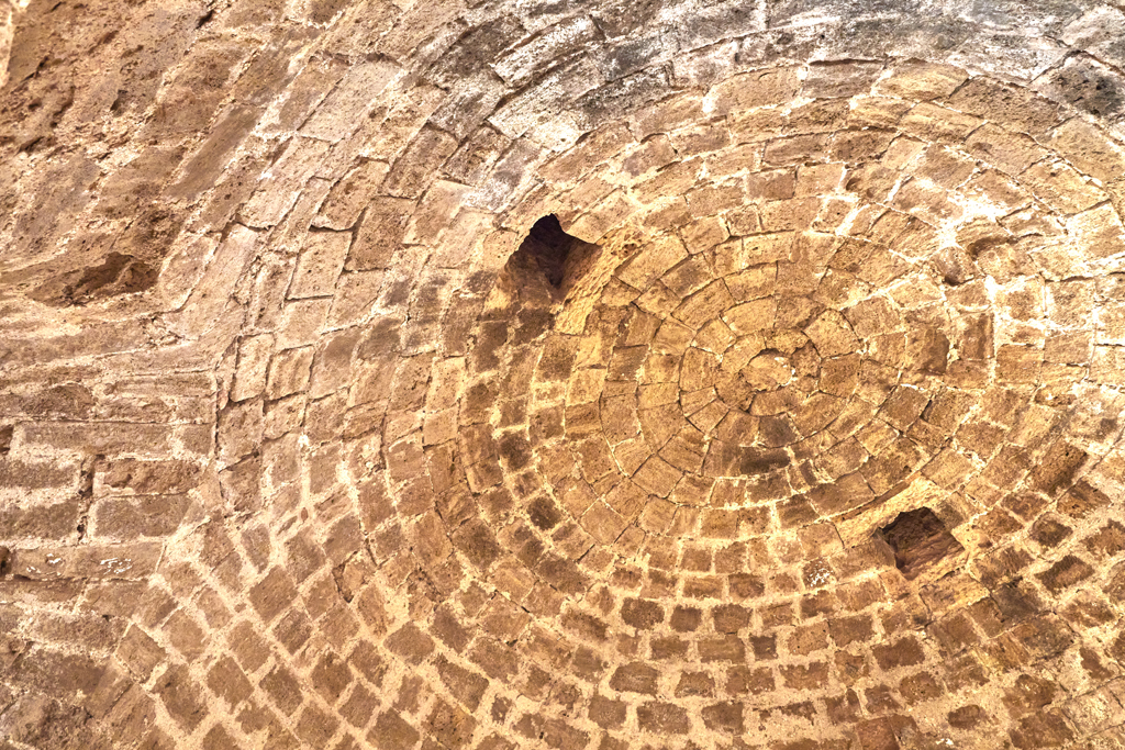 Donjon, casemate d'étage de la tour nord-est, voûte en coupole