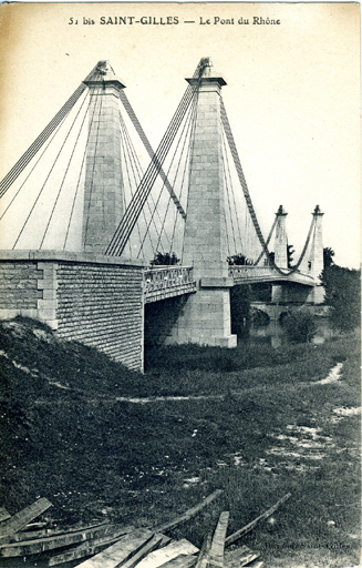 pont suspendu de Saint-Gilles