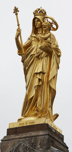 statue : Vierge à l'Enfant en majesté