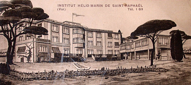 sanatorium d'enfants dit Institut hélio-marin Les Jeannettes, actuellement Centre de vacances Le Lion de Mer