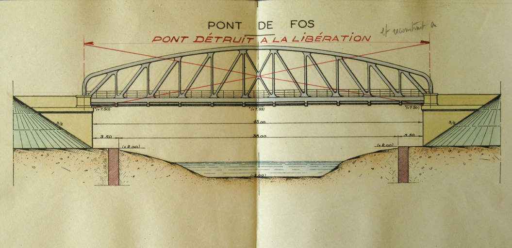 pont routier dit pont de Fos