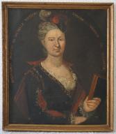 Tableau (donatif) : portrait de Marguerite Delphine de Valbelle Tourves