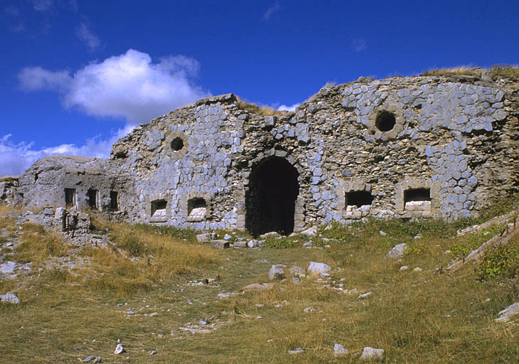 redoute dite ouvrage de la Forca de la ligne fortifiée du Massif de l'Authion, secteur fortifié des Alpes-Maritimes