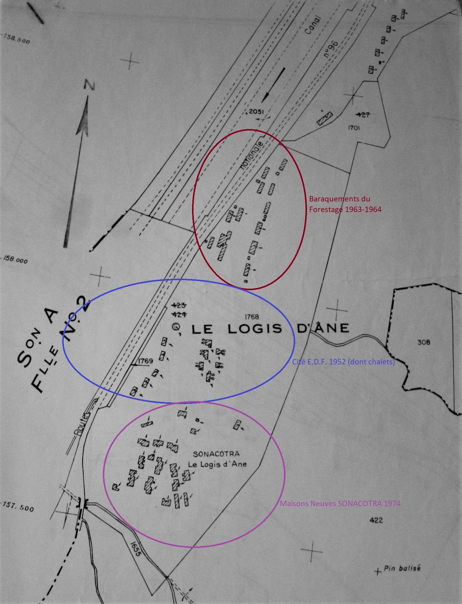 Hameau de forestage de Harkis de Jouques, dit le Camp du Logis d'Anne