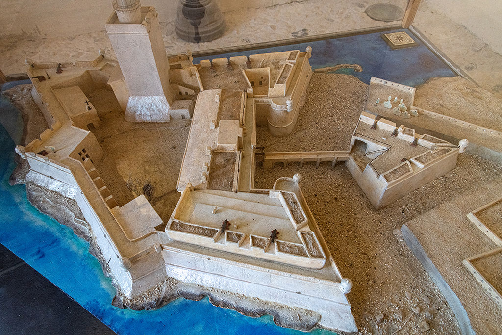 [Maquette du fort de Bouc restituant l'état des lieux vers 1780].