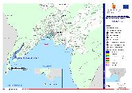 Carte de repérage des infrastructures portuaires de la commune de Cassis. Planche 1, Cassis et les calanques.