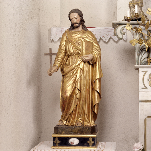 statue-reliquaire (petite nature) : Saint Barnabé