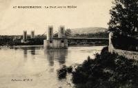 pont suspendu de Roquemaure