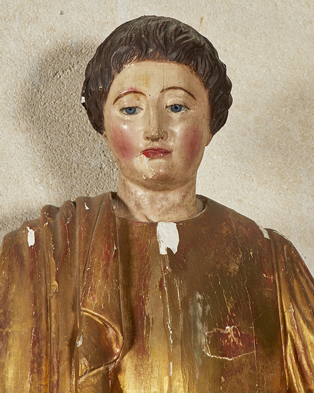 Statue (petite nature) : saint Pancrace