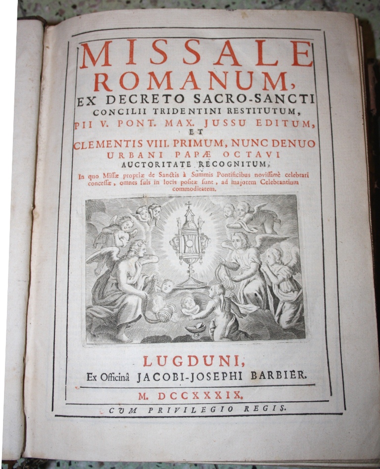 Livre liturgique (N°3) : missel romain