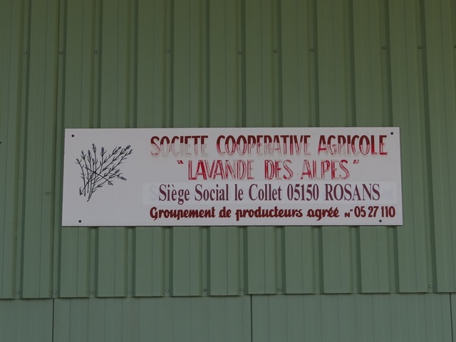 Enseigne de la coopérative.
