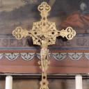 croix de procession (N° 1), statue : Christ en croix