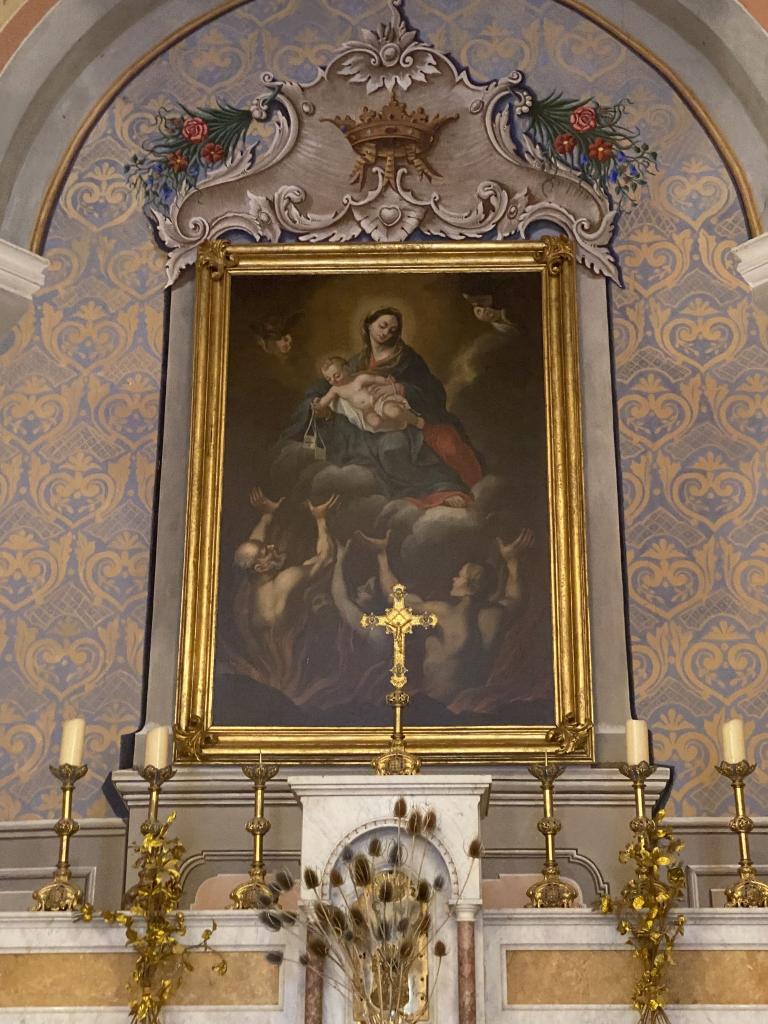 Décor du chevet.