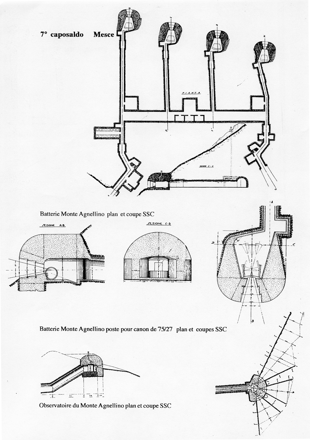 ligne fortifiée : 7e caposaldo Mesce