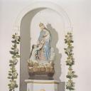 groupe sculpté : Notre-Dame de la Délivrance des âmes du purgatoire