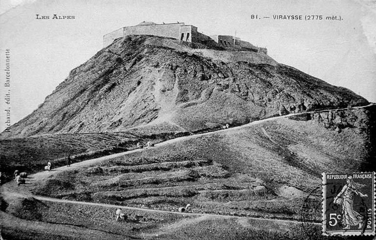 batterie dite batterie de Viraysse, de l'organisation défensive de l'Ubaye.