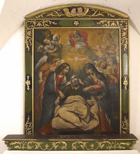 tableau d'autel : Mort de saint Joseph