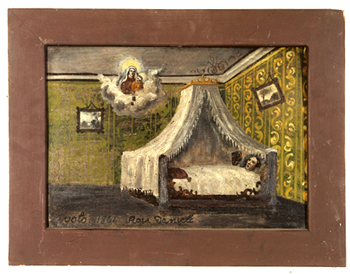 ex-voto, tableau : Demande de guérison d'une femme, Rosa Daniele