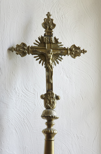 Croix de procession : Christ en croix (N° 2)