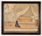ex-voto, tableau : Demande de guérison d'une femme, Olga Hahn