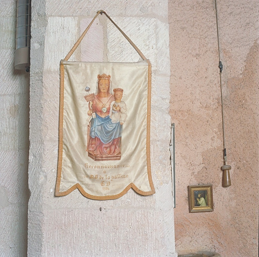 ex-voto, bannière de procession : Notre-Dame de la Galline