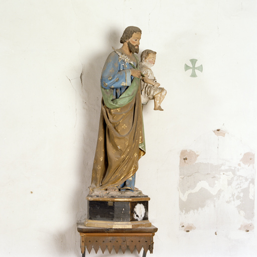 statue (petite nature) : Saint Joseph