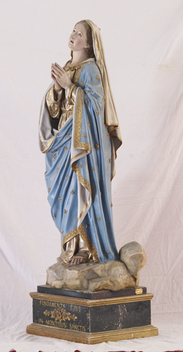 statue (petite nature) : Vierge de l'Assomption