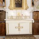 ensemble du maître-autel : autel, chasublier, 2 gradins d'autel, tabernacle