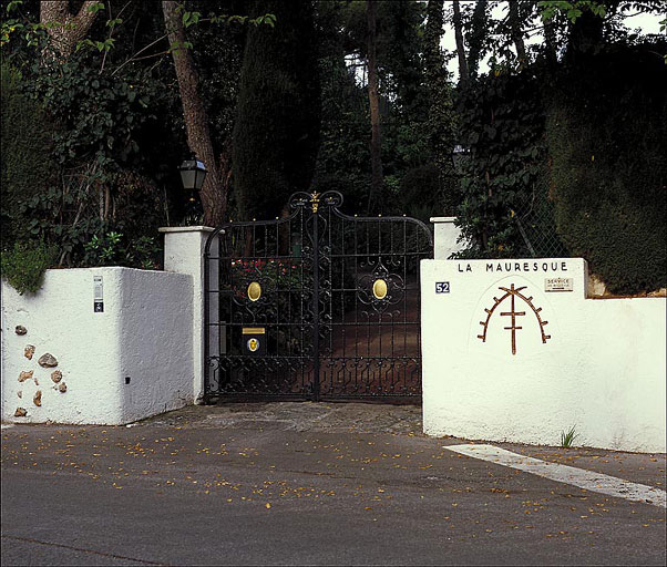 maison de villégiature dite Villa la Charmettant, puis Villa La Mauresque