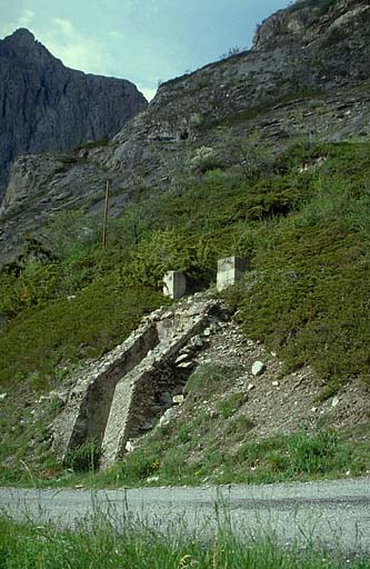 position (point d'appui) dit point d'appui du Castelet, de l'organisation  défensive de l'Ubaye. - Inventaire Général du Patrimoine Culturel