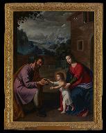 Tableau, cadre : Sainte Famille