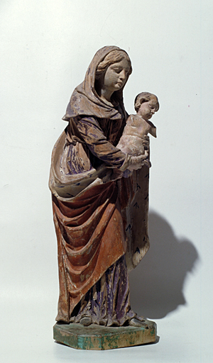 statue (statuette) : Vierge à l'Enfant (N° 1)