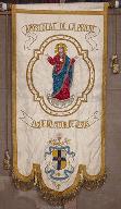 Bannière de procession (n°4) : Christ du Sacré-Coeur