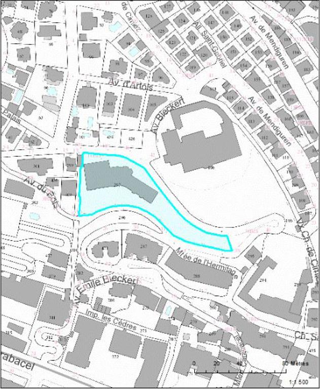 Hôtel de voyageurs dit Annexe de l'hôtel Hermitage, actuellement immeuble dit Résidence Carabacel