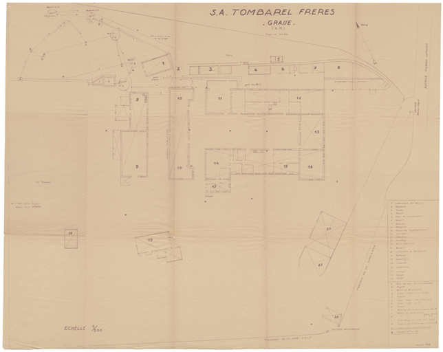 parfumerie Tombarel Frères, actuellement école et entrepôt public