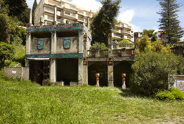 Aquarium de jardin de la villa Fontana Rosa