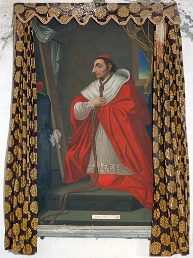 tableau (tableau d'autel) : Saint Charles Borromée de Milan