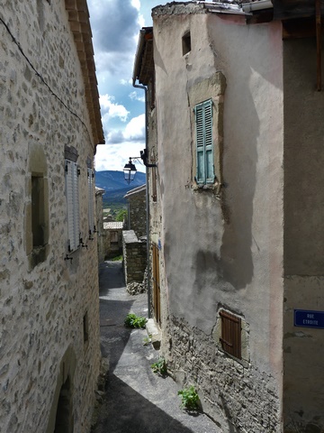 La rue du Barry, vue prise de l'est.