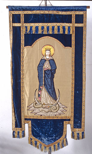 bannière de procession (N° 2), de l'Immaculée Conception