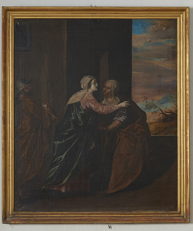 Tableau, cadre : Visitation