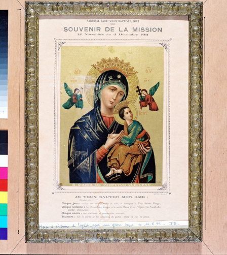 ex-voto, tableau : Sainte Marie de Perpétuel Secours