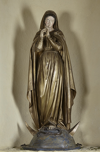 Statue (petite nature) : l'Immaculée Conception