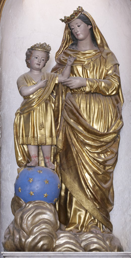 groupe sculpté : Vierge à l'Enfant