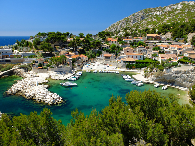 Port abri de la calanque de Niolon - Inventaire Général du Patrimoine  Culturel