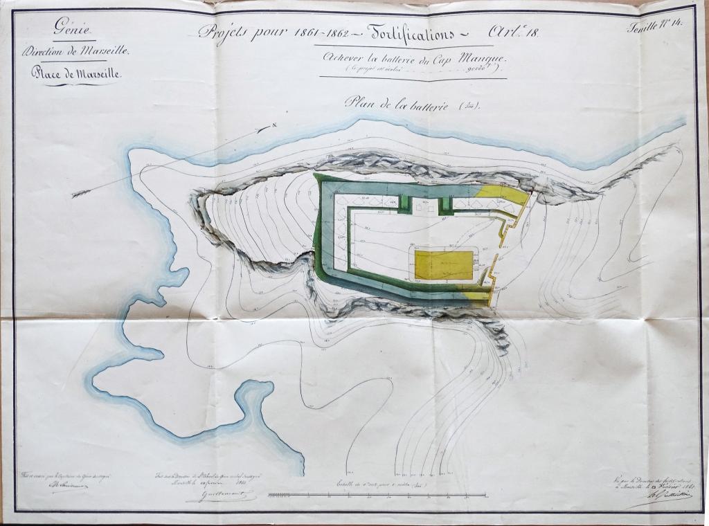 Batterie de côte de Mangue dite de Brégantin ou Brégantine et poste photo-électrique